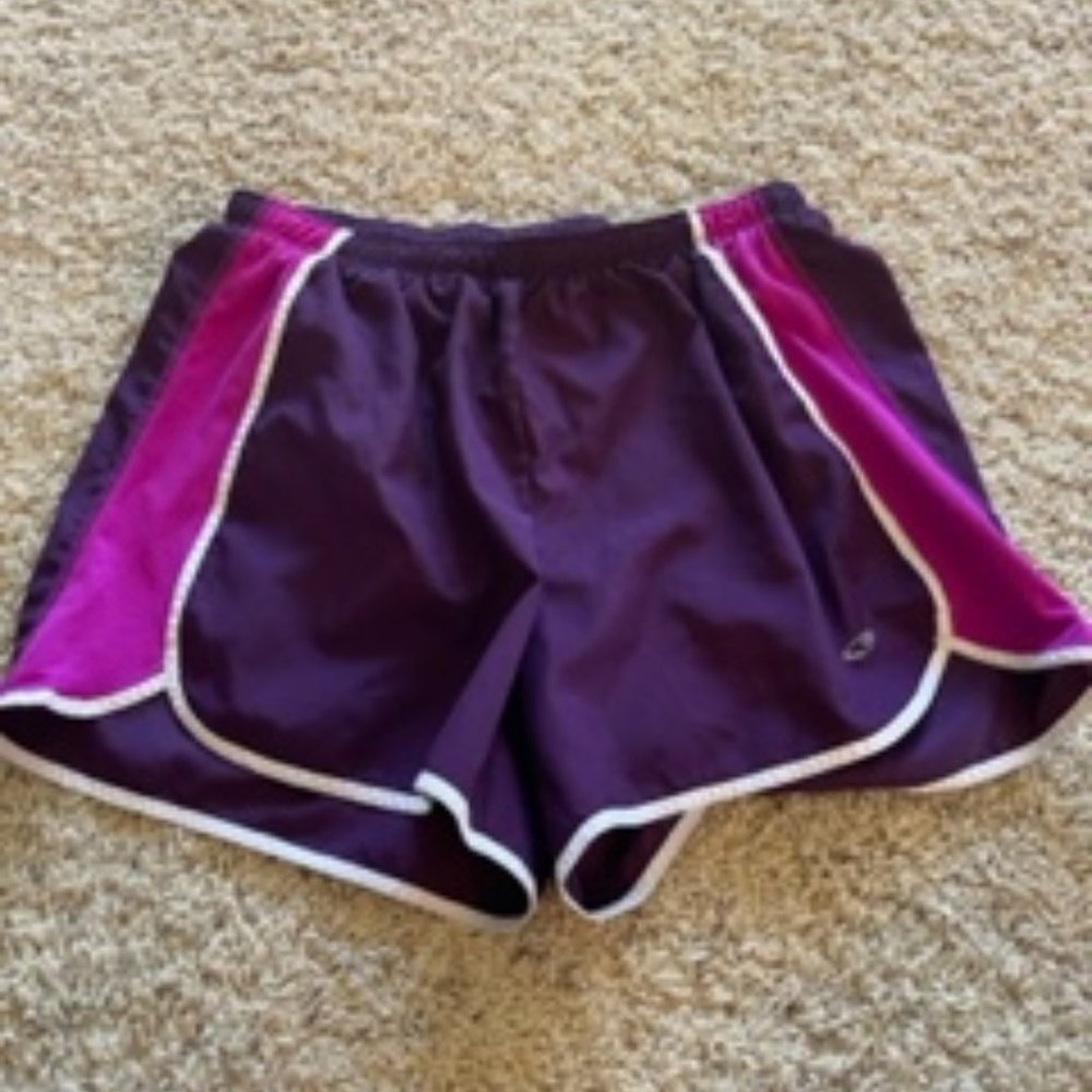Purple champion athletic shorts